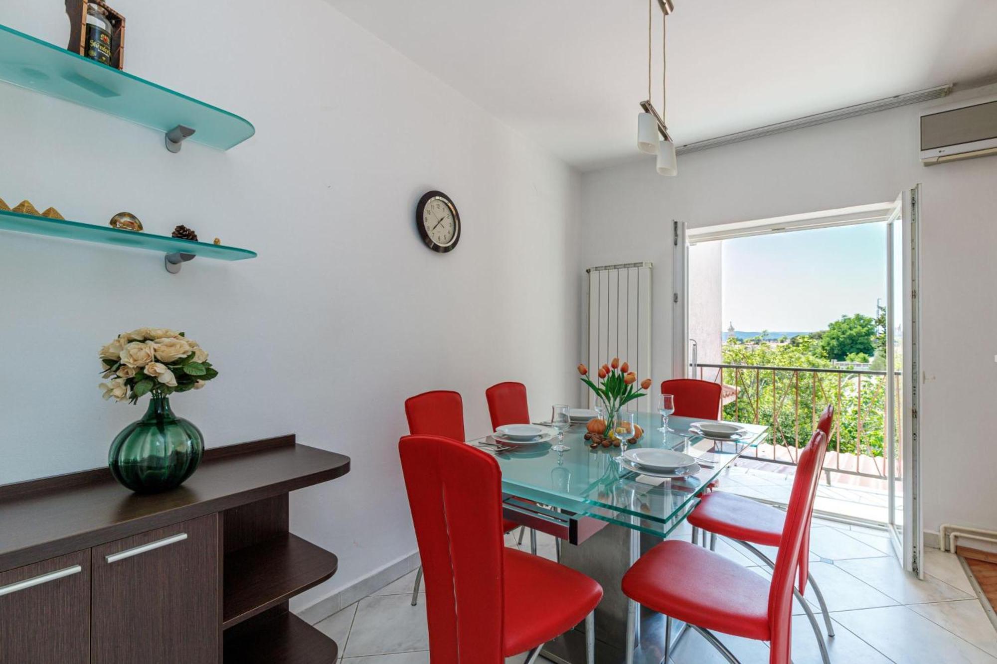 Seaview Apartment Tina Krk Island - Happy Rentals Krk Town Buitenkant foto