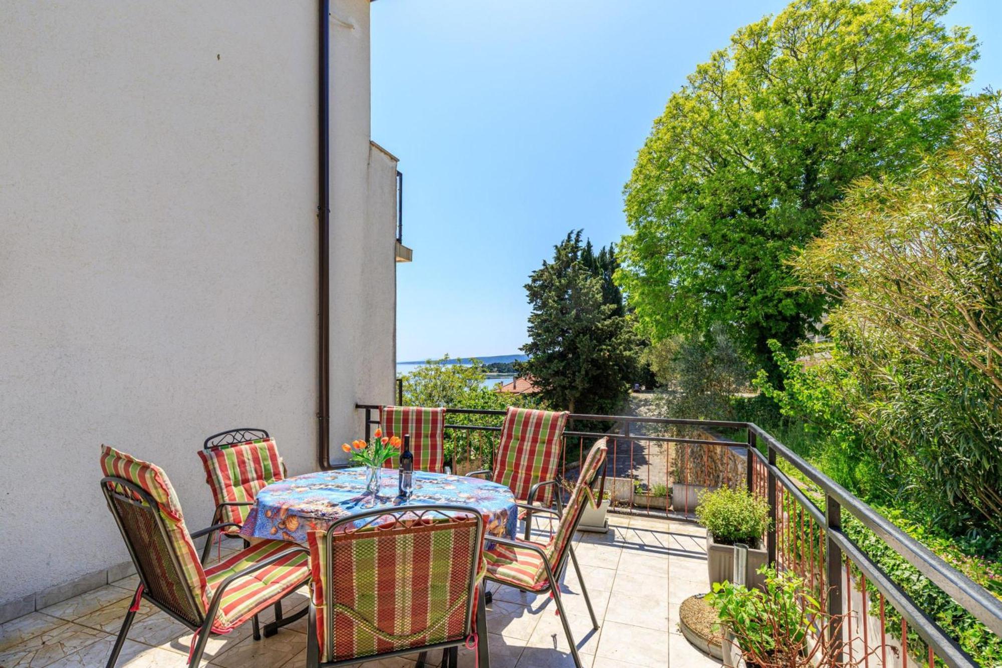 Seaview Apartment Tina Krk Island - Happy Rentals Krk Town Buitenkant foto