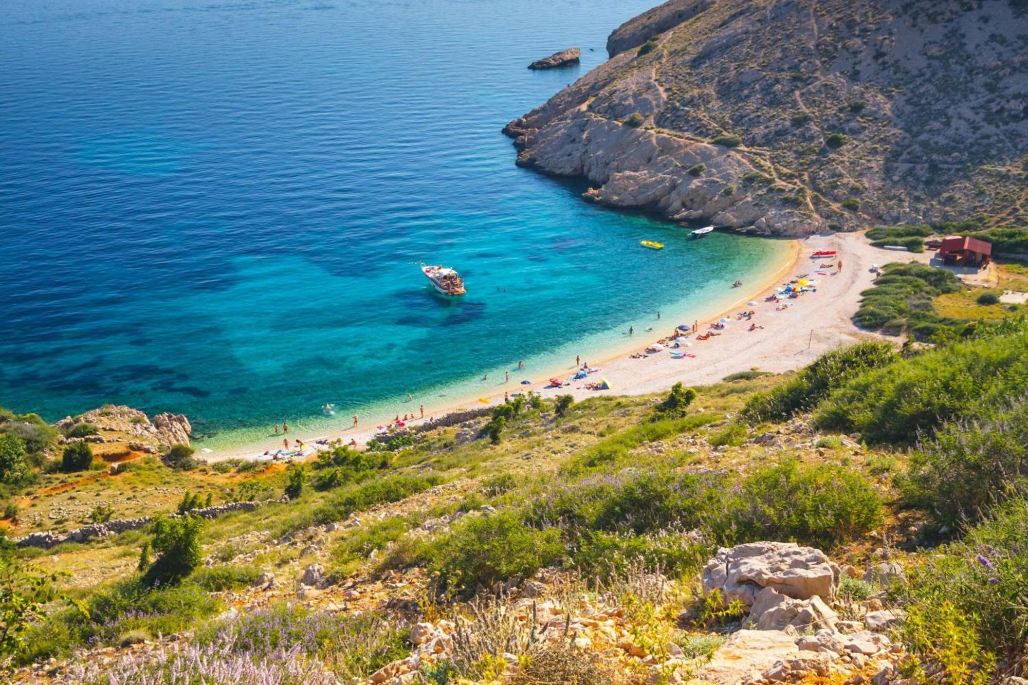 Seaview Apartment Tina Krk Island - Happy Rentals Krk Town Buitenkant foto